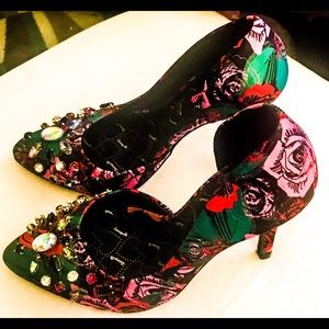 COPY - Betseyville Betsey Johnson PrinceP floral 6.5